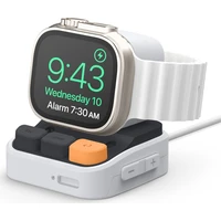 ELAGO W9 stojan pre Apple Watch/Galaxy Watch svetlo šedý - Stojany