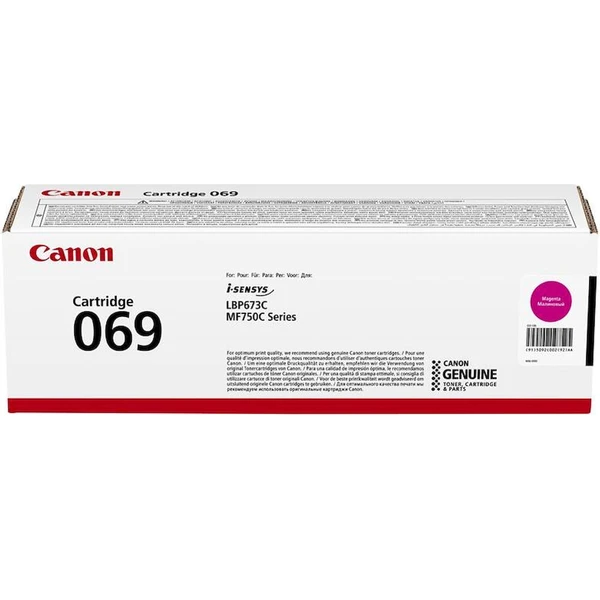 Canon 069M originálny toner purpurový - Tonery - Hlavný obrázok
