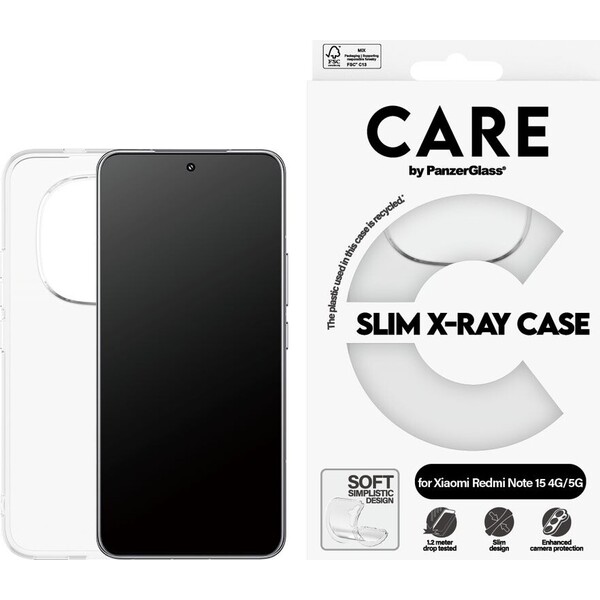 E-shop PanzerGlass® CARE X-Ray kryt Xiaomi Redmi Note 15 5G priehľadný