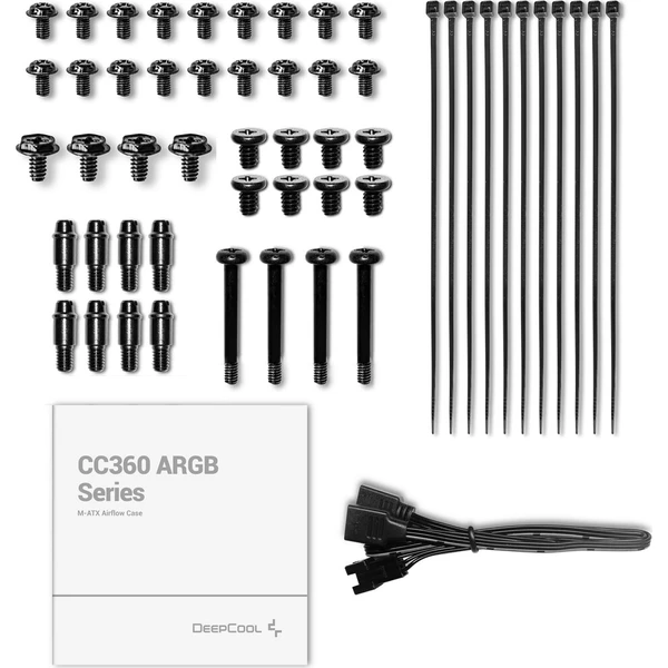 DEEPCOOL CC360 WH ARGB biela - Počítačové skrine - Obrázok d_d4f6d0e75c51401ea39ef6adc6849f72