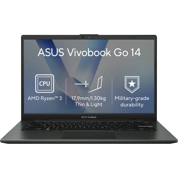ASUS Vivobook Go 14 (E1404FA-EB1869WZ) čierny - Notebooky - Hlavný obrázok