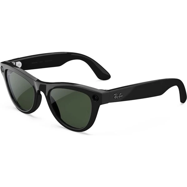 Meta RAY-BAN Skyler Gen2 (Štandardné) inteligentné lesklé okuliare (zatemňovacie - číre/zelené) čier - AR okuliare - Obrázok d_d57469ccde5448baa64dd192c2bfd7ea