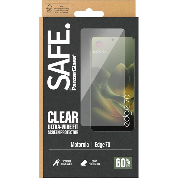 PanzerGlass® SAFE Ultra-Wide Fit sklo Motorola Edge 70 - Ochranné fólie a sklo - Obrázok d_d5779ecd85e94e35ba211ee0d6f8d221