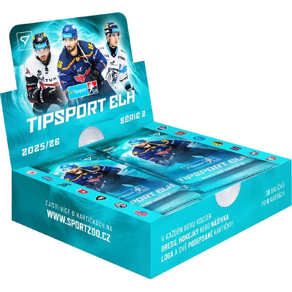 Hokejové kartičky SportZoo - Tipsport ELH 2025/26 2. séria Hobby box - Hokejové karty - Hlavný obrázok