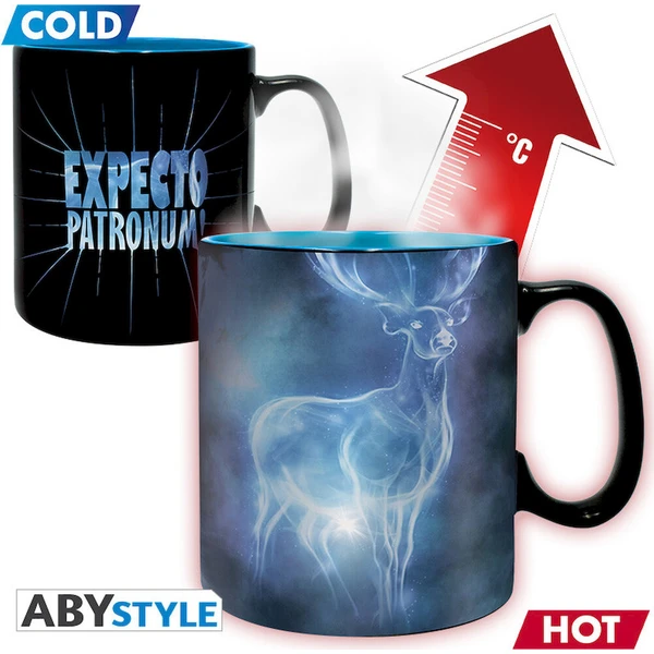Hrnček Harry Potter - Patronus 460 ml (meniaci sa motív) - Hrnčeky - Hlavný obrázok