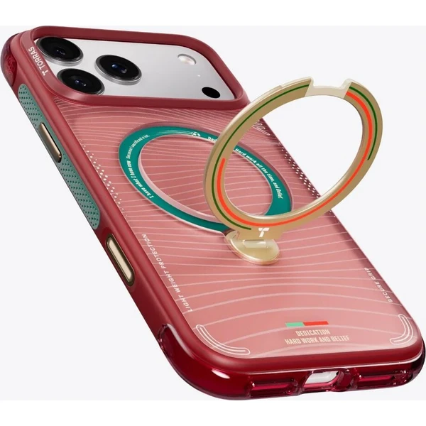Torras Ostand Q3 Air World Cup Limited MagSafe kryt iPhone 17 Pro red - Puzdra - Obrázok d_d71c2317359c4fc587a58b0de30696e5