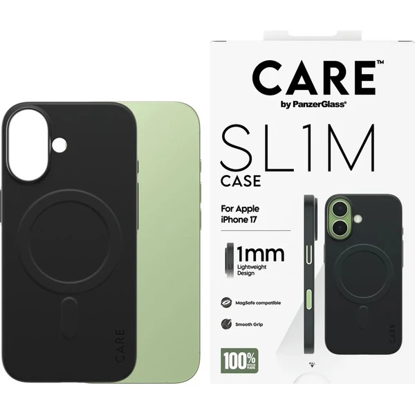 PanzerGlass® CARE SL1M MagSafe kryt Apple iPhone 17e/16e čierny - Puzdra - Obrázok d_d724e51a56a24720966fc257dd54fc50