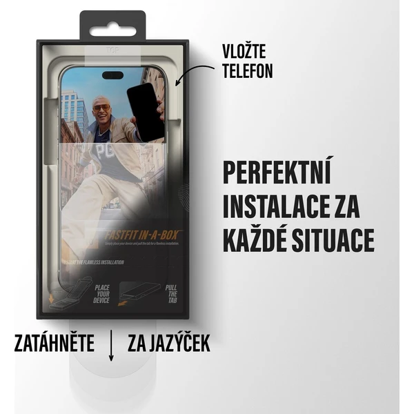 PanzerGlass Ultra-Wide Fit sklo Apple iPhone 18 Pro/17 Pro s bezprašným instalačním boxem - Ochranné fólie a sklo - Obrázok d_d811a9c7e76e4e68b15b0e3b5a5ee9eb