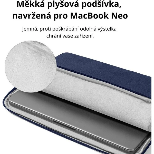 tomtoc Light A18 sleeve puzdro 13" MacBook Neo tmavě modré - Puzdra - Obrázok d_d8366d940f6943de98c20550b44fe41b