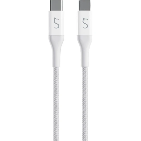 iWant UltraLink USB-C na USB-C 240W 2m kábel biely - Káble a redukcie - Hlavný obrázok