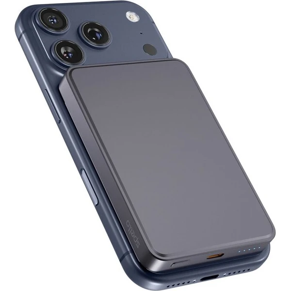 Spello ForcePack Alu 5000mAh magnetická bezdrôtová powerbanka vesmírne šedá - Powerbanky - Obrázok d_d8cf71e1de4a439aa1d8d8118b6a357c