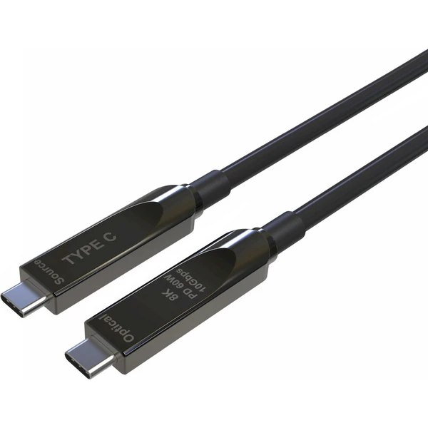 PremiumCord USB-C 10Gbps DP1.4 optický kabel 15m - Káble a redukcie - Obrázok d_d8fc61da7769422a8de5c90e35858edf