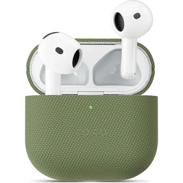 Epico SolidWoven Case AirPods 4/4 (ANC)/5 | zelená | ochrana proti nárazom a poškriabaniu - Puzdra - Hlavný obrázok