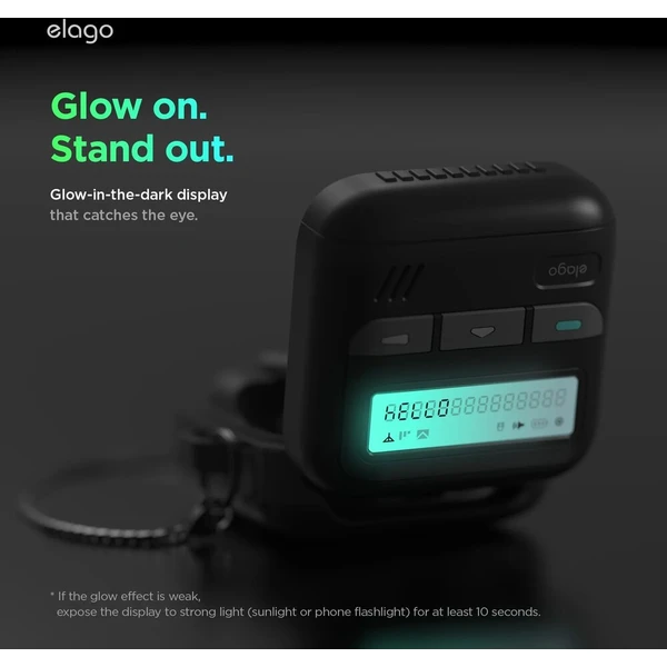 ELAGO Pager Hang Case pouzdro pro Samsung Galaxy Buds4/Buds4 Pro černé - Puzdra - Obrázok d_d98ac18b56bb417c8e8cd782740737e7