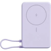 Xiaomi 33W 10000mAh magnetická powerbanka fialová - Powerbanky