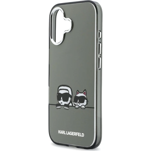 Karl Lagerfeld IML K&CH Heads Logo MagSafe kryt iPhone 17 čierny - Puzdra - Obrázok d_d99ba6a0d28b49fa8160ec88fb2a2c8d