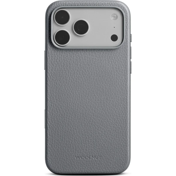 Woolnut MagSafe kožený kryt iPhone 18 Pro Max šedý - Puzdra - Obrázok d_d9a81066f53240bcbf361a41dc5139bf