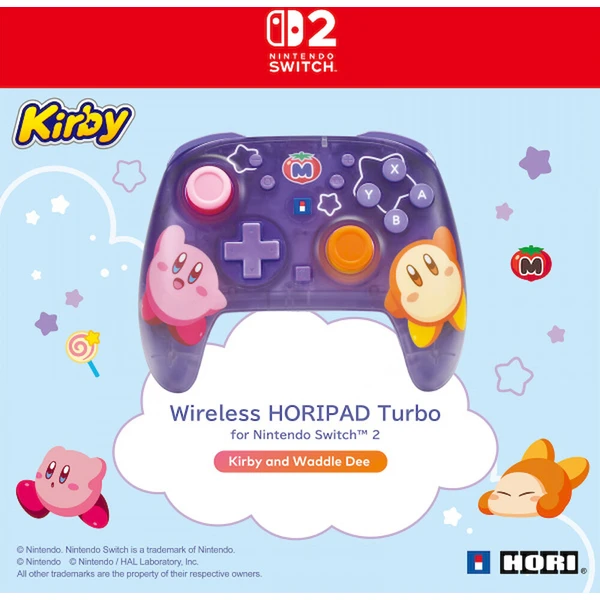 HORI HORIPAD Turbo bezdrôtový herný ovládač Kirby Waddle Dee (NSW/NSW2/OLED) - Herné ovládače - Obrázok d_d9c3af66a9634b909fb41deb19697d14