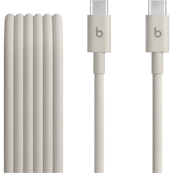Apple Beats USB-C/USB-C napájací kábel 240W 3m kamienkovo sivý - Káble a redukcie - Hlavný obrázok