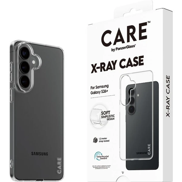 PanzerGlass® CARE X-Ray kryt Samsung Galaxy S26+ priehľadný - Puzdra - Hlavný obrázok