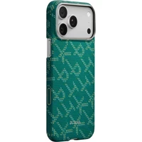 Pitaka Ultra-Slim Case MagSafe kryt iPhone 17 Pro Max Monogram Gold/Green - Puzdra