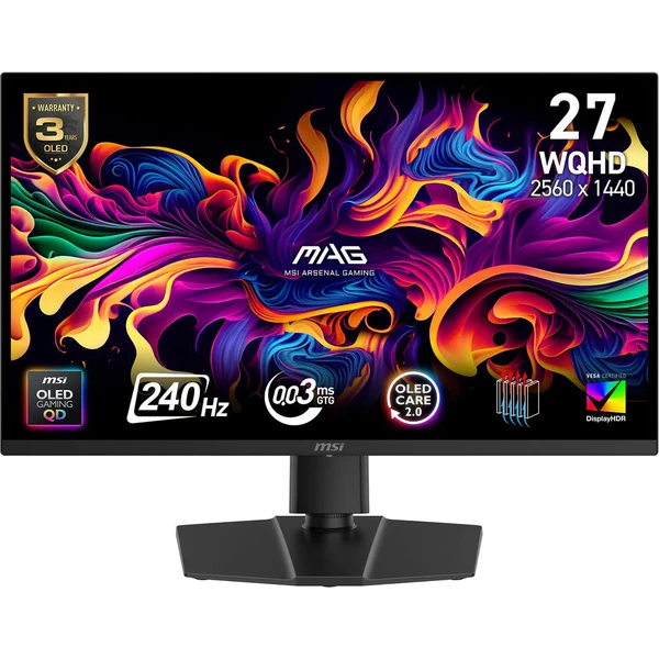 MSI MAG 271QP QD-OLED X24 herný monitor 26,5' - Monitory - Hlavný obrázok