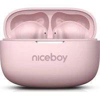 Niceboy Beans 5 PRO bezdrôtová slúchadlá ružová - Slúchadlá