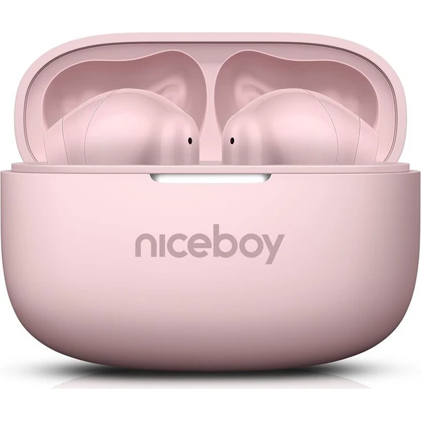 Niceboy Beans 5 PRO bezdrôtová slúchadlá ružová - Slúchadlá - Hlavný obrázok