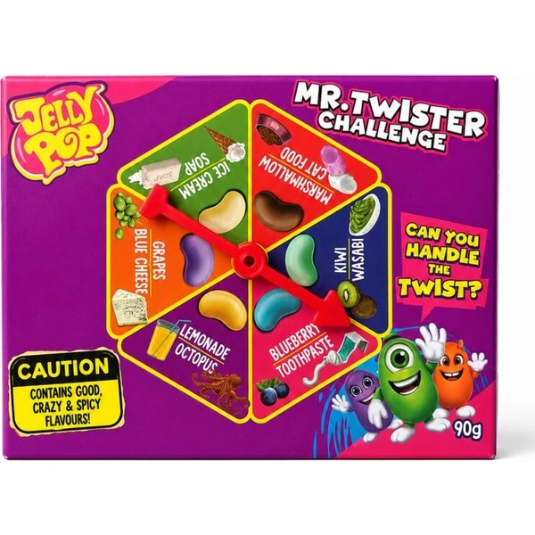 Bonbóny JellyPop Mr. Twister Challenge 90 g - Cukrovinky - Hlavný obrázok