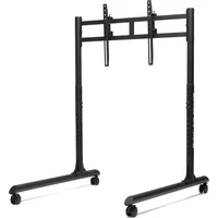 Next Level Racing Round Tube Freestanding Single Monitor Stand, samostatný stojan pro 1 monitor - Diely kokpitu