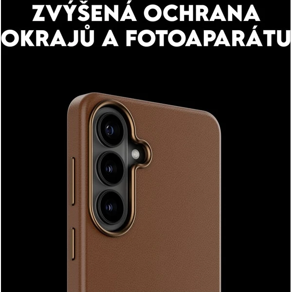 PanzerGlass® CARE SOLO Qi kryt z vegánskej kože Samsung Galaxy S26 hnedý - Puzdra - Obrázok d_db7cd1b9cfb7411f88ca81a42e26c6db