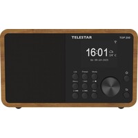 Telestar TOP 200 internetové/DAB+/FM/Wi-Fi/USB/BT rádio hnedé - Rádiomagnetofóny