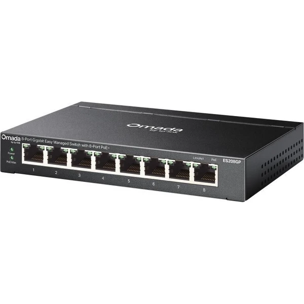 TP-Link ES208GP 8xGb Easy Managed Omada prepínač - Switche - Obrázok d_dbc1e69a16b74ae7acc29de37116c11c