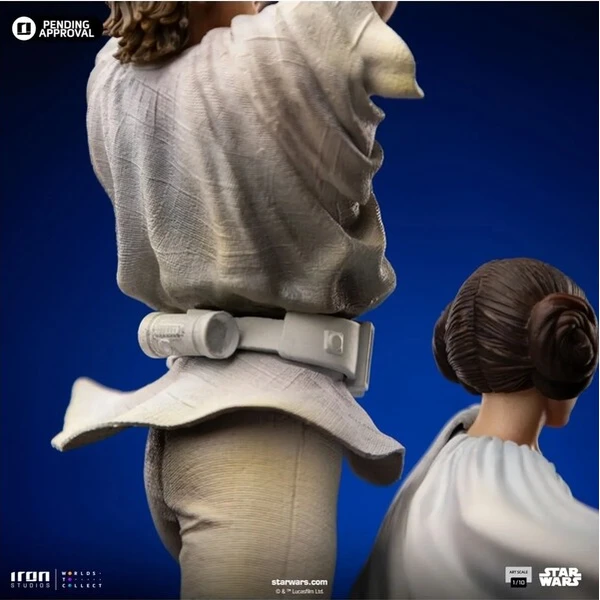 Soška IRON STUDIOS Star Wars - Luke a Leia 41 cm - Sochy a sošky - Obrázok d_dc029424525a4096bebb3886690a61c3