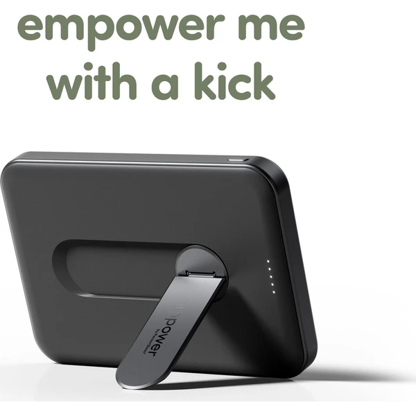 PanzerGlass® empower bezdrôtová Qi2 powerbanka 5000 mAh, MagSafe, otočný stojan, čierna - Powerbanky - Obrázok d_dc08bd10da334346ba7465956409b629
