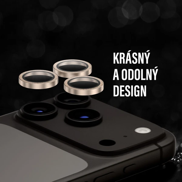 PanzerGlass Hoops ochranné kroužky Apple iPhone 18 Pro/Pro Max třpytivě zlaté - Ochranné fólie a sklo - Obrázok d_dc344899860e444890a3af06c0d97d84