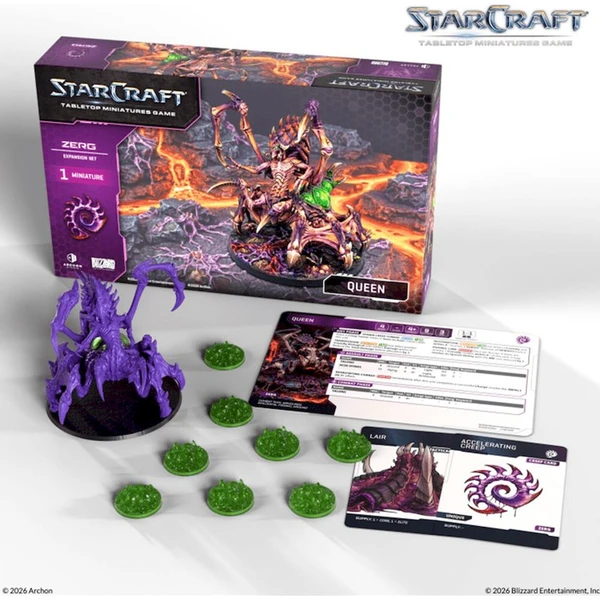StarCraft The Miniatures Game - Queen - Zerg - Expansion Set - EN - Stolové hry - Obrázok d_dc490d46d6cb48a3baeb37cff5b75d94