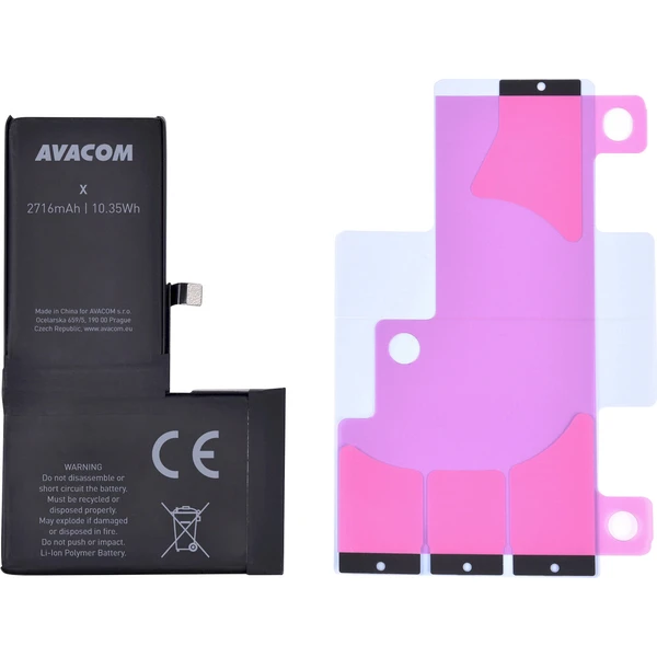 Avacom batéria pre Apple iPhone X, Li-Ion 3,81V 2716mAh - Batérie - Hlavný obrázok