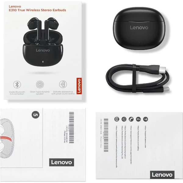 Lenovo E310 TWS bezdrôtové slúchadlá čierne - Slúchadlá - Obrázok d_dcff5f56baf3494a9a322ea4d4fc2eb6