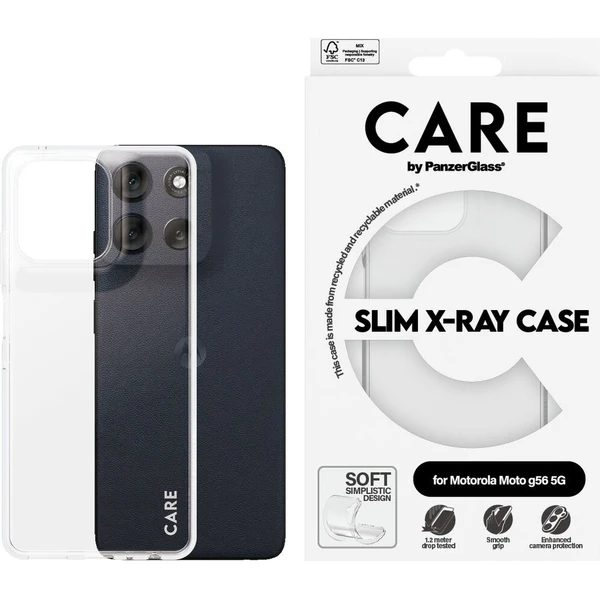 PanzerGlass® CARE X-Ray kryt Motorola Moto G56 5G priehľadný - Puzdra - Obrázok d_dd7a25620b014577af622afd61dca5a9