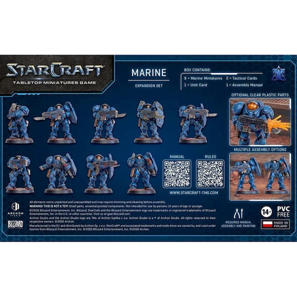 StarCraft The Miniatures Game - Marine - Terran - Expansion Set - EN - Stolové hry - Obrázok d_ddc14802fa8742feaa5ac8de8730f9b7