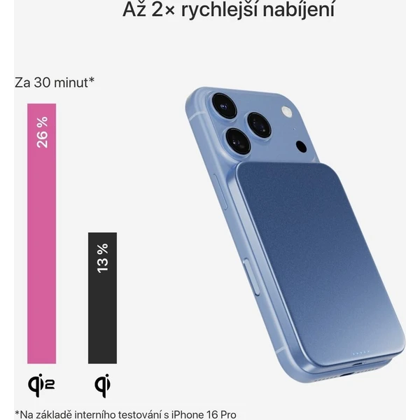 iWant by Epico UltraPack Qi2 5000mAh Mag+ tenká hliníková bezdrátová powerbanka EM51 - světle modrá - Powerbanky - Obrázok d_de622bd30ea146999847df76551a602a