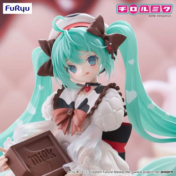 Figúrka Hatsune Miku x Tirol Choco Trio-Try-iT PVC soška Hatsune Miku Milk Ver. 18 cm - Figúrky - Obrázok d_de660490984e4965b5496df9cb74b02d
