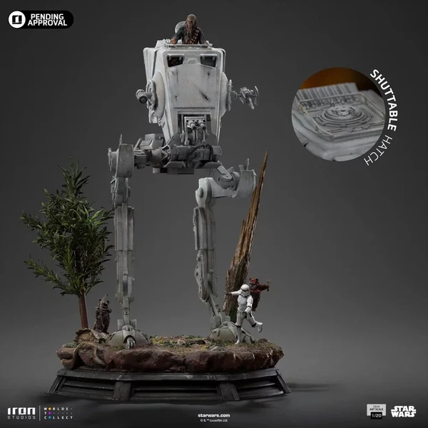 Soška IRON STUDIOS Star Wars - AT-ST & CHEWBACCA 53 cm - Sochy a sošky - Obrázok d_deefaa3a83654411af457efd6401448d