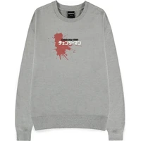 Mikina Difuzed Chainsaw Man – Power Grey Melange XXL - Mikiny a svetre
