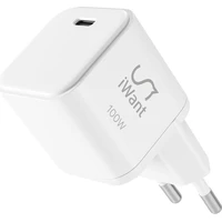 iWant UltraBoost Micro AVS GaN 100W nabíjačka biela - Nabíjačky