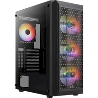 Aerocool Beam-G-BK-v2 Midi-Tower čierna - Počítačové skrine