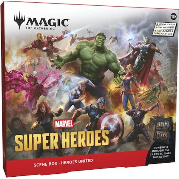 Magic: The Gathering - Marvel Super Heroes Scene Box Heroes United - MTG karty - Hlavný obrázok
