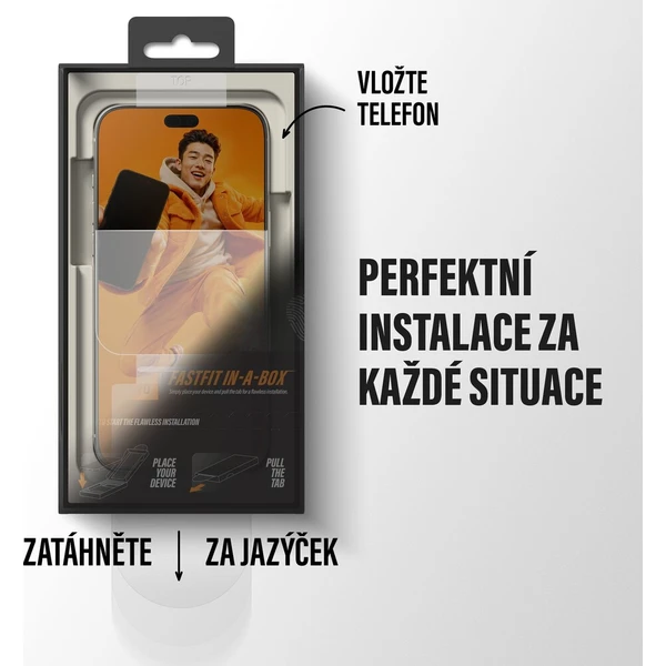 PanzerGlass Platinum sklo Apple iPhone 18 Pro/17 Pro s bezprašným instalačním boxem - Ochranné fólie a sklo - Obrázok d_e12bae16271a410aa463d799eec58cf0