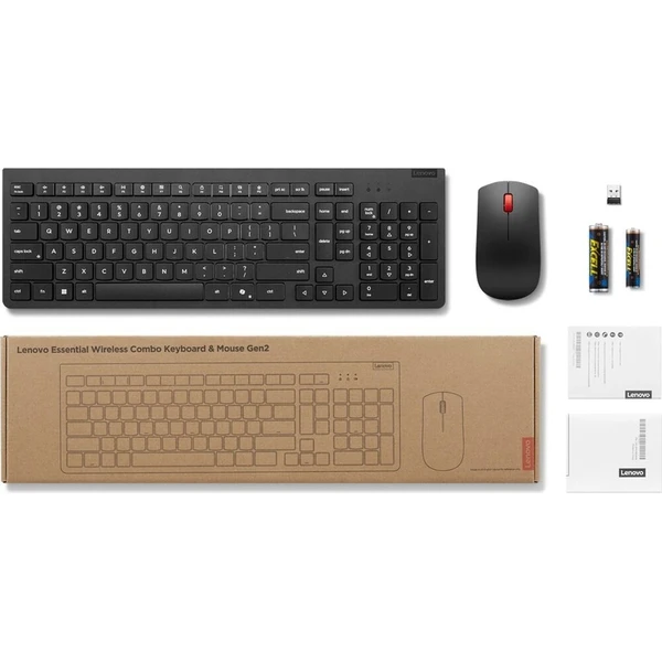 Lenovo Essential Wireless set klávesnice a myši CZ Gen2 černý - Klávesnicové sety - Obrázok d_e1d08fa4dcad48d783924b3a1b50dfb2